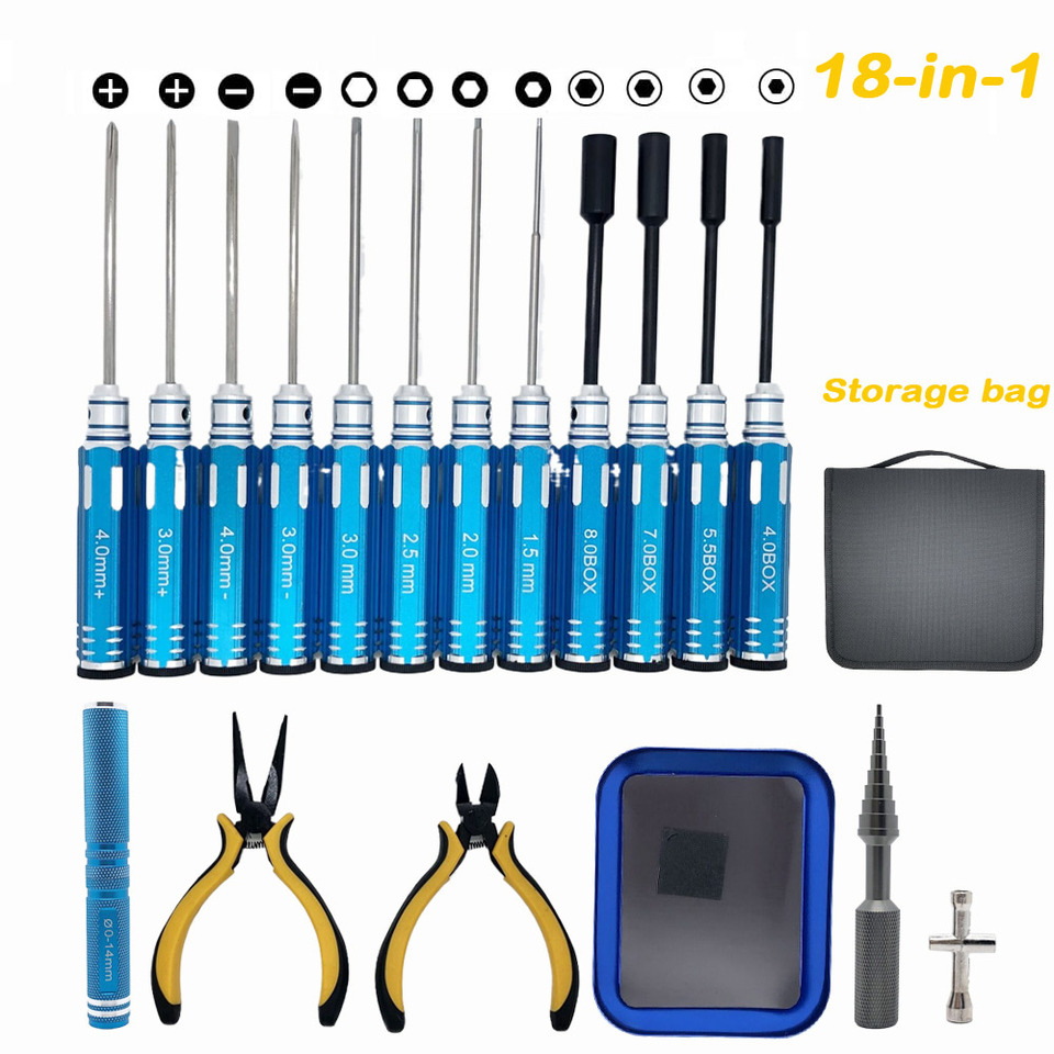 Kit de Ferramentas RC 18 em 1, - Socket Set avaliação e preço