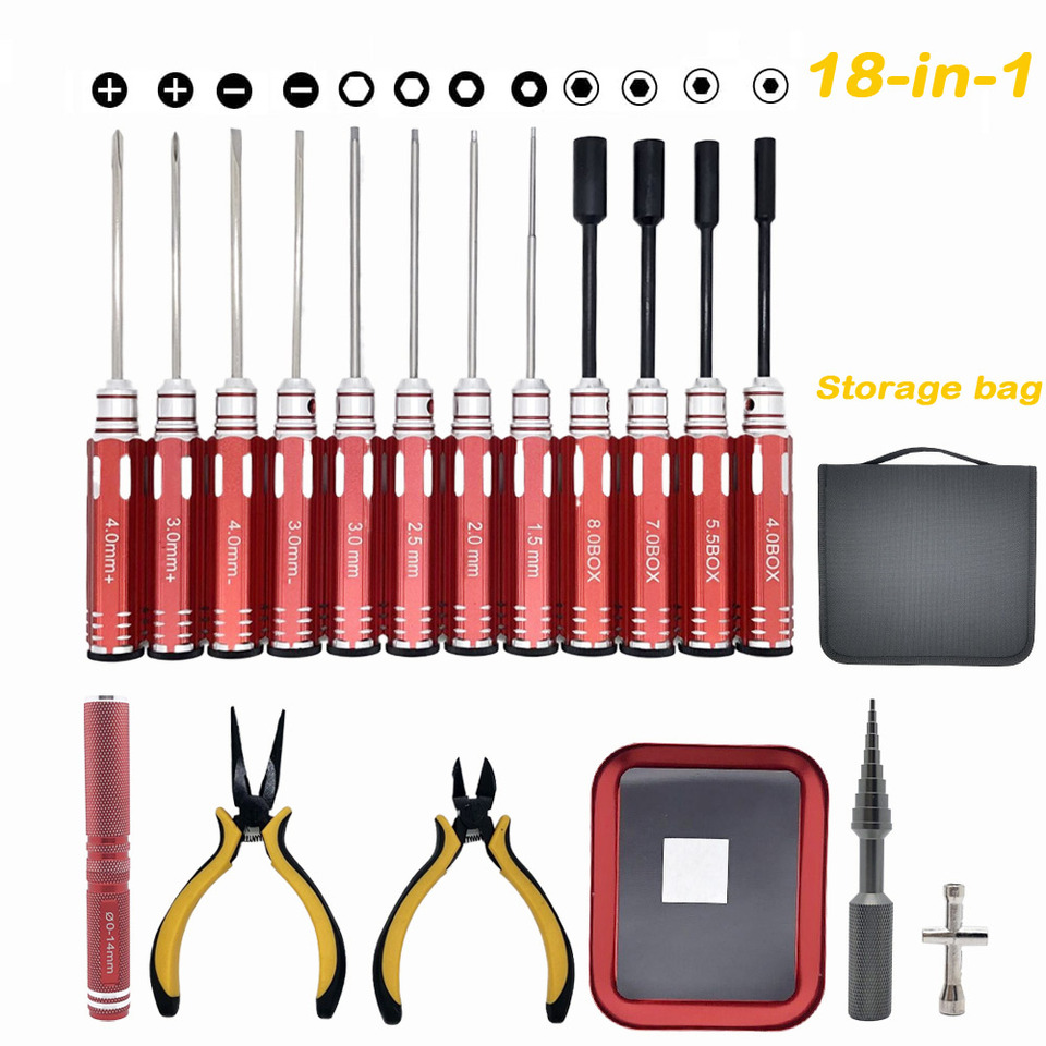 Kit de Ferramentas RC 18 em 1, - Socket Set avaliação e preço